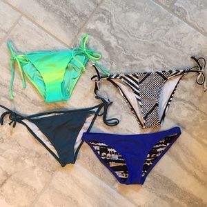 5 Mix and Match Swim Bottoms- $15 for all, size S